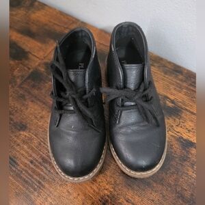 10c Childrens Place Black Lace Up Dress Shoes